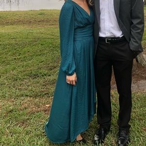 Anthropologie Emerald Green Dress US 0